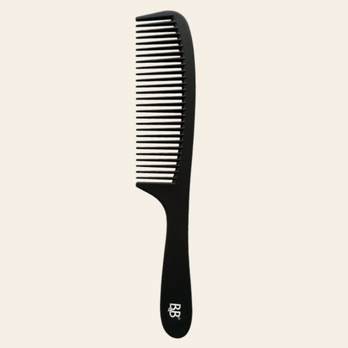Antystatyczny grzebień karbonowy B&amp;B o długości 20 cm do czesania sierści psa, wykonany z włókien węglowych, lekki i nadający się do recyklingu
