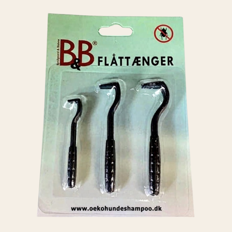 Zestaw B&amp;B Kleszczołapki, 3 sztuki do szybkiego i bezpiecznego usuwania kleszczy u psa lub kota, obowiązkowe narzędzie na sezon kleszczowy