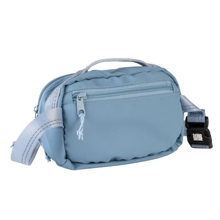 Torba treningowa dla psa Max &amp; Molly Matrix 2.0, wodoodporny materiał, zintegrowany pojemnik na woreczki, regulowany pas biodrowy, odblaskowe przeszycia kolor niebieski