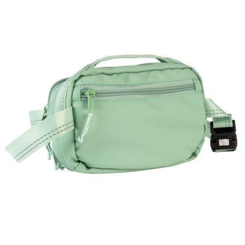 Torba treningowa dla psa Max &amp; Molly Matrix 2.0, wodoodporny materiał, zintegrowany pojemnik na woreczki, regulowany pas biodrowy, odblaskowe przeszycia kolor zielony