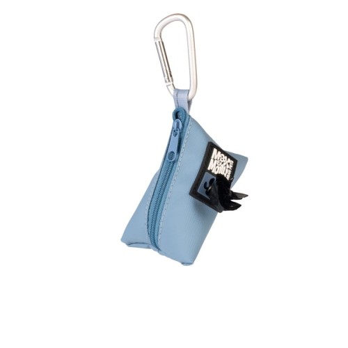 Pojemnik na woreczki dla psa Max &amp; Molly Matrix 2.0, z miękkiego neoprenu, lekki, szybki dostęp do woreczków, z karabińczykiem, pasuje do kolekcji Matrix 2.0, kolor niebieski