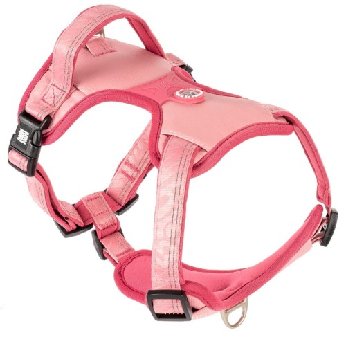 szelki dla psa, Max &amp;amp; Molly Sport Harness, szelki z uchwytem dla psa, szelki no-pull, szelki z identyfikatorem GOTCHA!, szelki regulowane dla psa, szelki dla aktywnych psów, szelki z neoprenem, kolor różowy