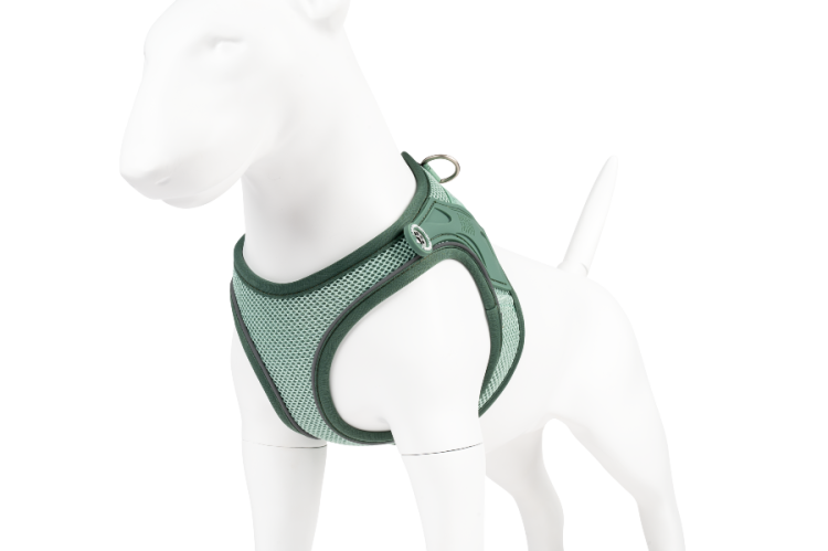 MATRIX 2.0 JADE_SKU_Air Vest (3).jpguprząż dla psa, szelki Max &amp; Molly Air Vest, uprząż z neoprenem, szelki z GOTCHA! ID, szelki z kodem QR, Air Vest Matrix 2.0, odblaskowe szelki dla psa, bezpieczne szelki dla małego psa, kolor zielony