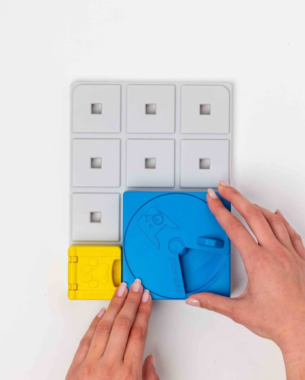 Pawzler Rainbow Set, modułowa zabawka edukacyjna dla psa, puzzle na smakołyki Poziom 1-3, rozwija koncentrację, bezpieczny materiał, można myć w zmywarce