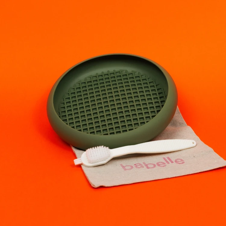 babelle lickmat scrubber szczoteczka zielona.webp