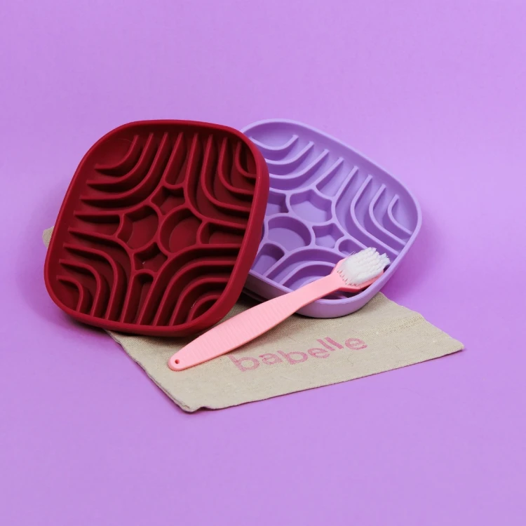 babelle lickmat scrubber szczoteczka zielona 7.webp