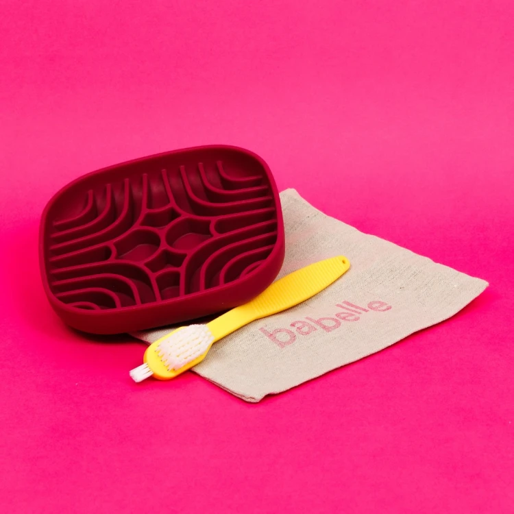 babelle lickmat scrubber szczoteczka zielona 9.webp