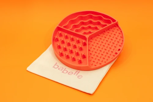 Babelle The Adventure, mata do lizania o złożonym wzorze dla psa, z silikonu spożywczego BPA-Free, spowalnia jedzenie, redukuje stres i zapewnia mentalne wyzwania