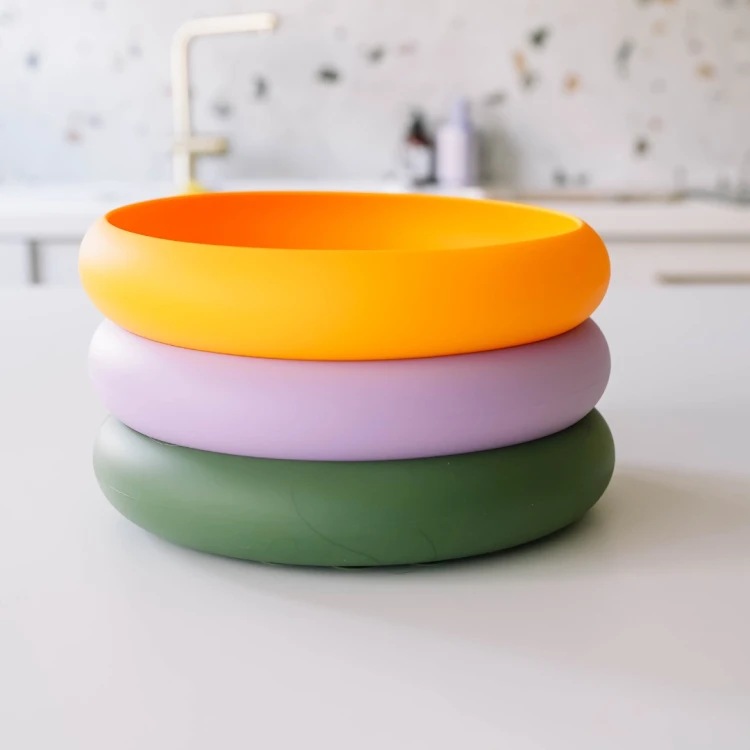 Babelle The Circle, okrągła mata do lizania z uniesionymi brzegami, z silikonu spożywczego BPA-Free, spowalnia jedzenie i pomaga psu redukować stres