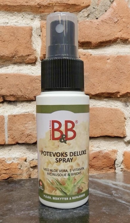 B&amp;B Potevoks Deluxe Spray, szybkoschnąca woskowa ochrona na opuszki łap psa, z aloesem, olejem rycynowym i lanoliną, zapobiega pęknięciom