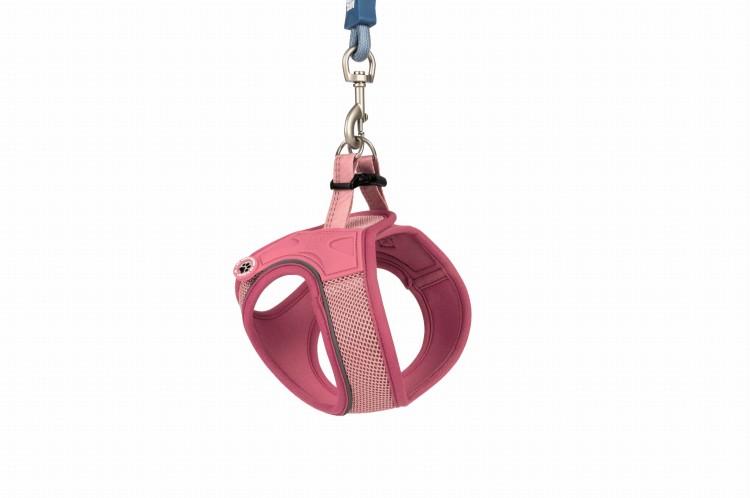 Uprząż dla psa Max &amp; Molly Air Vest Matrix 2.0, lekka siateczka mesh i neopren, odblaskowe lamówki, dwa D-ringi, zintegrowany identyfikator GOTCHA! Smart ID z kodem QR i lokalizacją GPS, kolor różowy