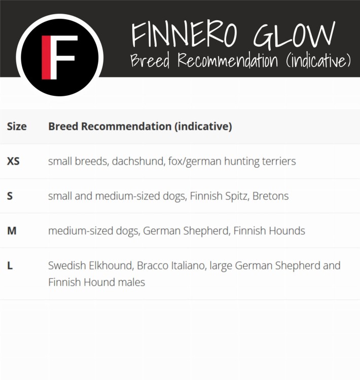 tabela rozmiarów finnero glow vest