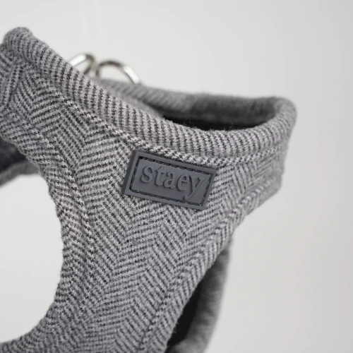 Szelki dla psa Staey Saga Step-In, łatwe zakładanie bez przekładania przez głowę, z miękką, oddychającą wyściółką, bezpieczne zapięcie na rzep i zatrzask