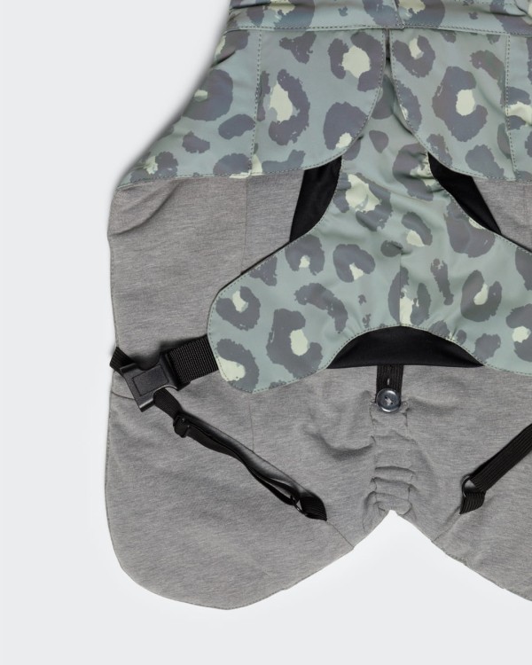 Odblaskowa kurtka zimowa PAIKKA Visibility Green Leo z tęczową poświatą, ocieplenie 3M Thinsulate, podszewka FIR do regeneracji mięśni, wodoodporność 10000 mm, z kapturem