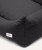 Ekologiczne legowisko CAFIDE Anthracite Black Dog Bed Snozy, z trwałej, czarnej tkaniny i wypełnieniem z recyklingowanej pianki.