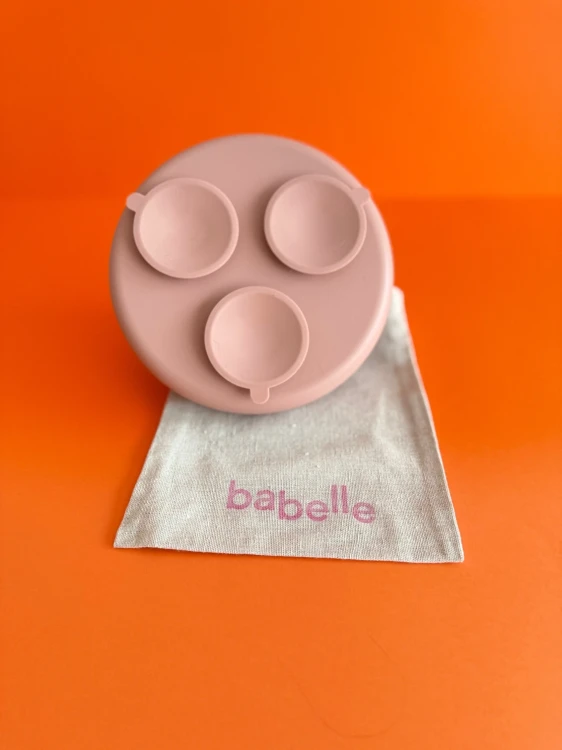 Babelle The Dreamy, okrągła mata do lizania z łukowatym wzorem, z silikonu spożywczego BPA-Free, pomaga psu redukować stres, spowalnia jedzenie i wspiera trawienie